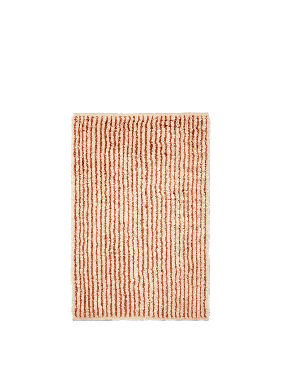 Kami Knuten matta, rödbrun från Ferm Living - 120 x 180 cm - Jacobsen Plus