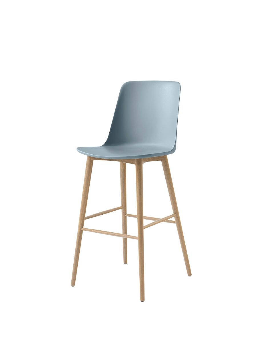 Rely HW133 barstol, ek från &Tradition - Light Blue - Jacobsen Plus