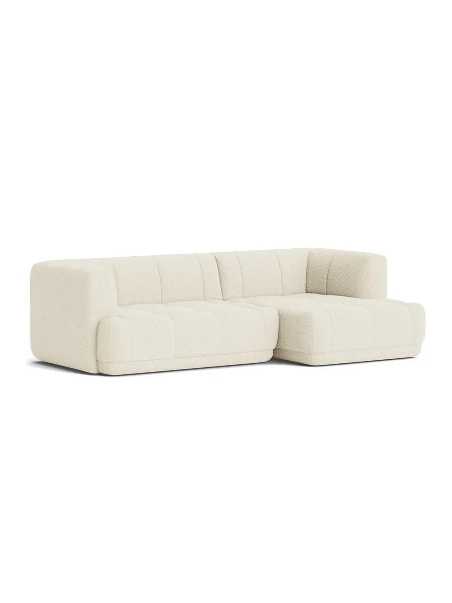 Quilton 2,5 pers. Soffa, Flamiber Cream A5, höger från HAY - 1 - Jacobsen Plus