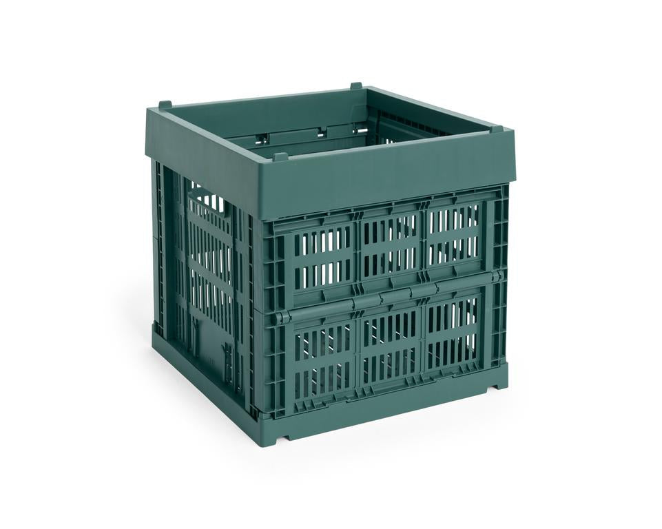 Colour Crate Cube, mörkgrön från Hay - 1 - Jacobsen Plus