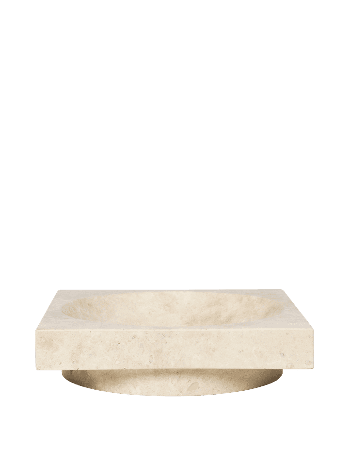 Hew low centrepiece, travertin från Ferm Living - 1 - Jacobsen Plus