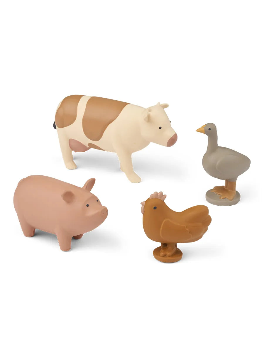 Hallie Farm Animals, 4-pack från Liewood - 1 - Jacobsen Plus