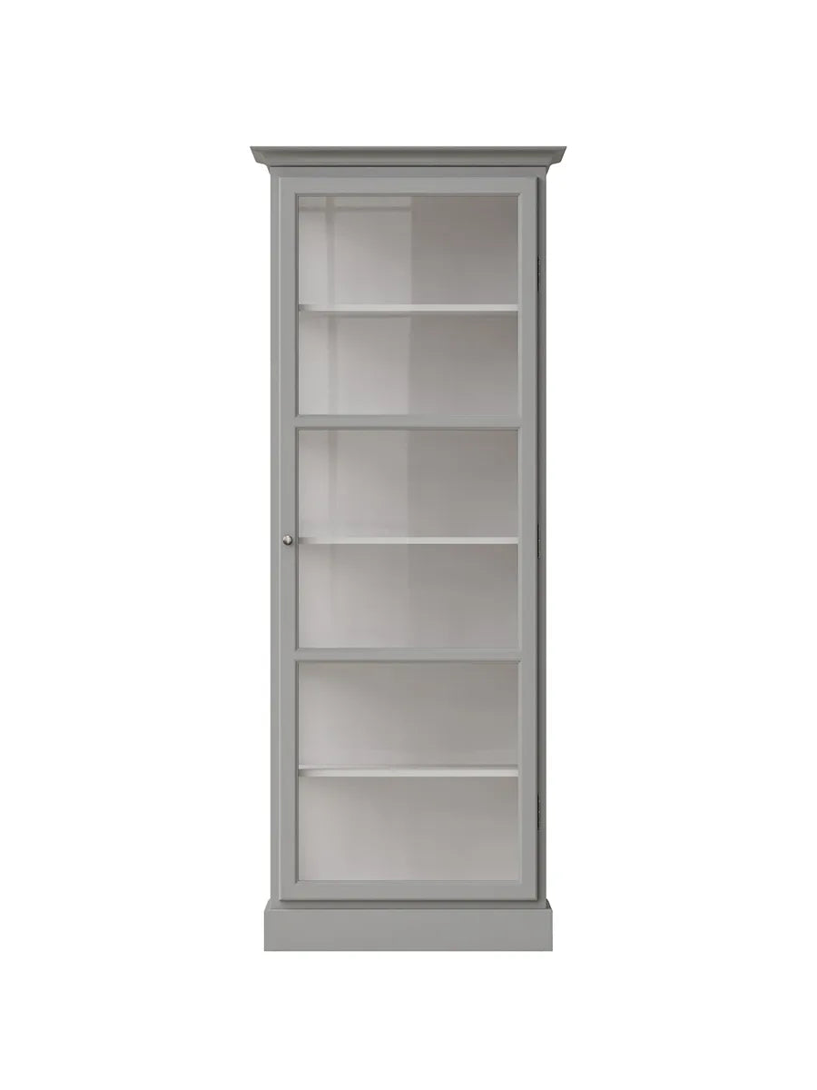 Vitrinskåp Classic V1, ljusgrå från Lindebjerg Design - 1 - Jacobsen Plus