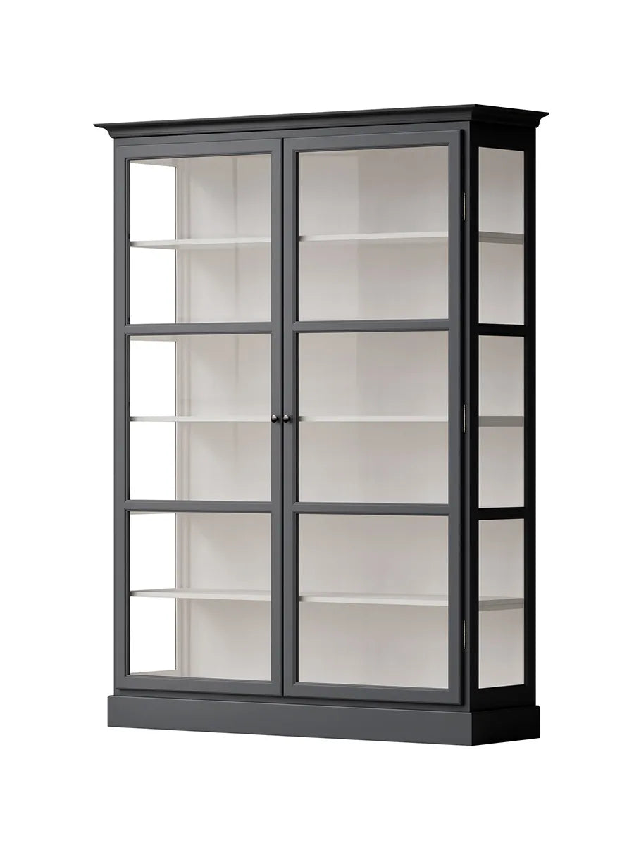 Vitrinskåp Classic V2, antracit från Lindebjerg Design - 3 - Jacobsen Plus