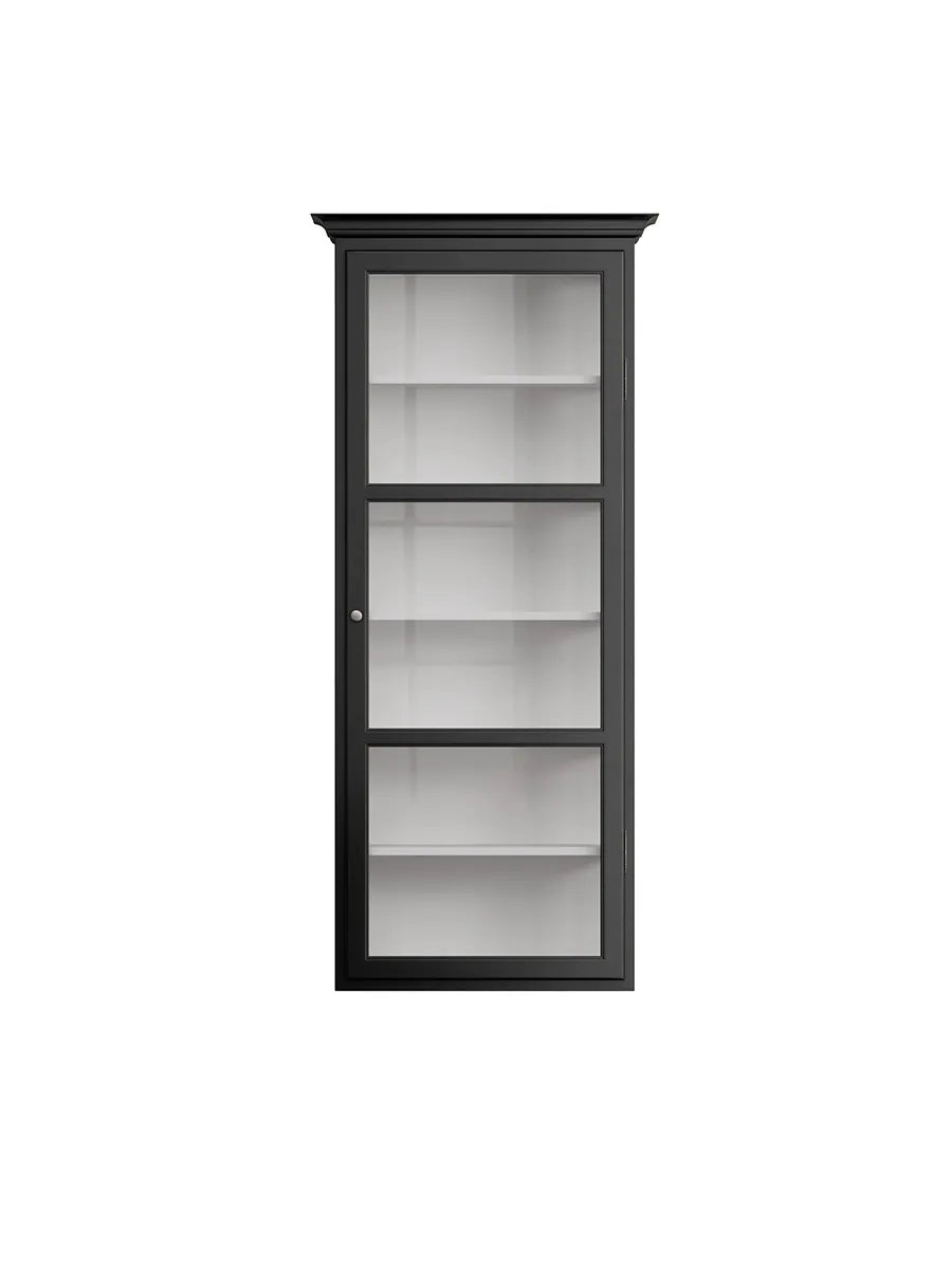 Väggmonterat Vitrinskåp Classic V4, svart från Lindebjerg Design - 1 - Jacobsen Plus