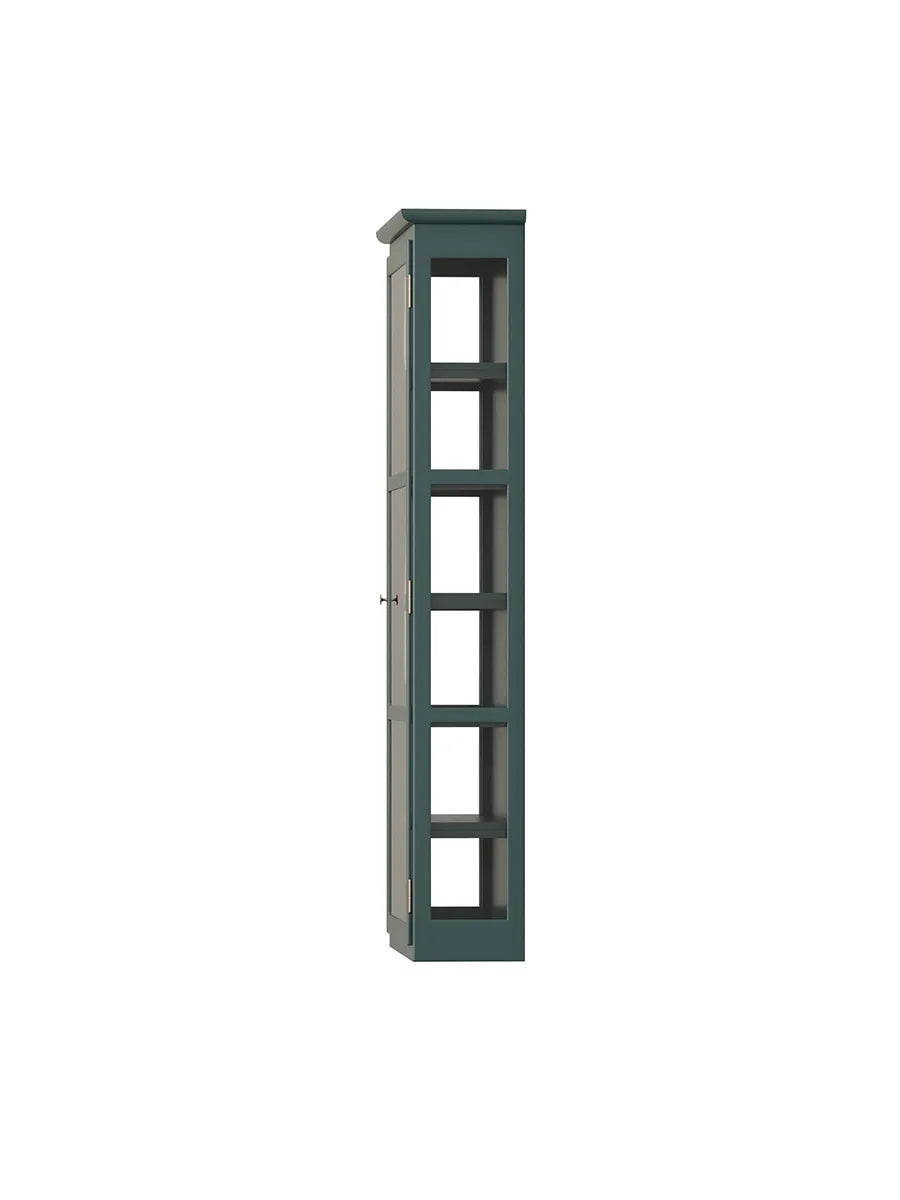 Väggmonterat Vitrinskåp N4, grön från Lindebjerg Design - 3 - Jacobsen Plus