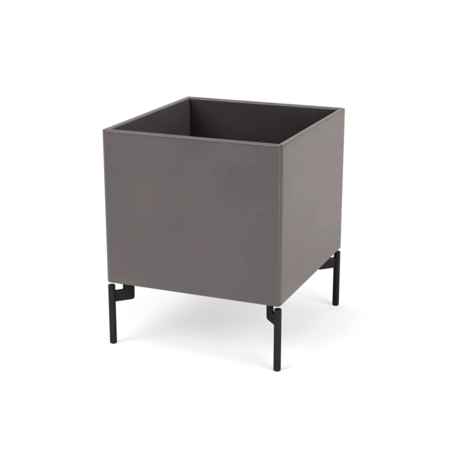 Planteringslåda B35,4 cm D38, inkl. ben från Montana - Coffee / Black - Jacobsen Plus