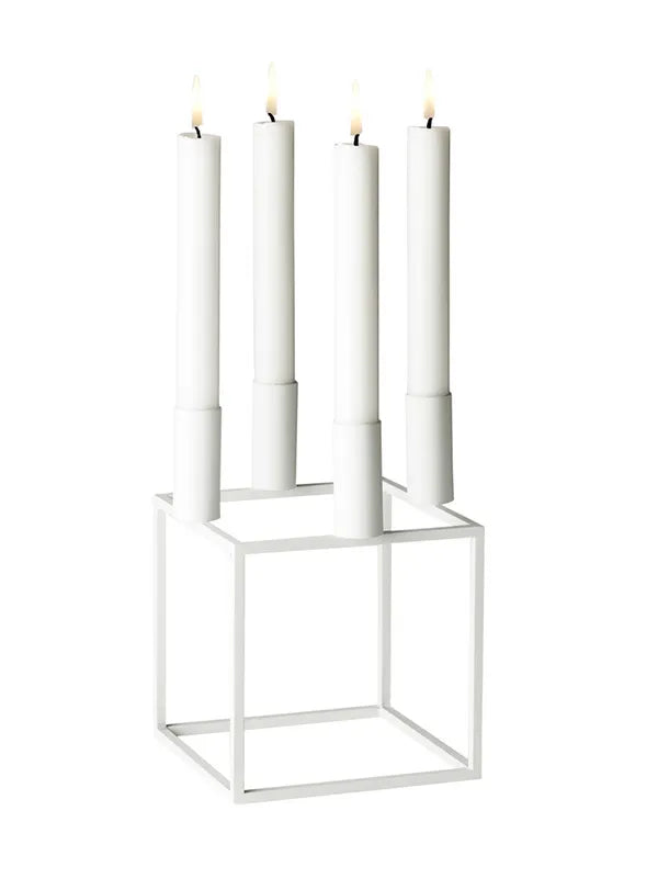 Kubus 4 Ljusstake, vit från Audo Copenhagen - 1 - Jacobsen Plus