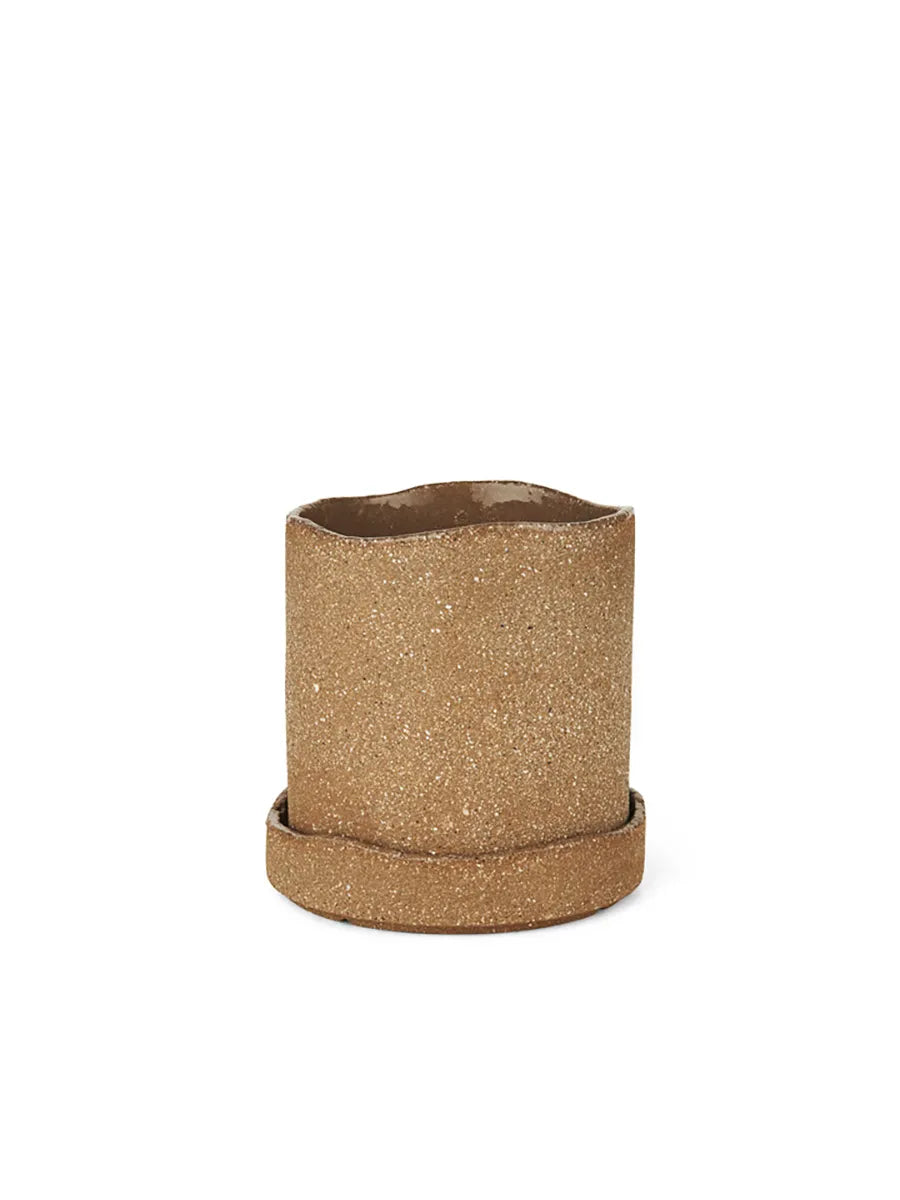 Uneru Pot, Ø13 från Ferm Living - Brown - Jacobsen Plus