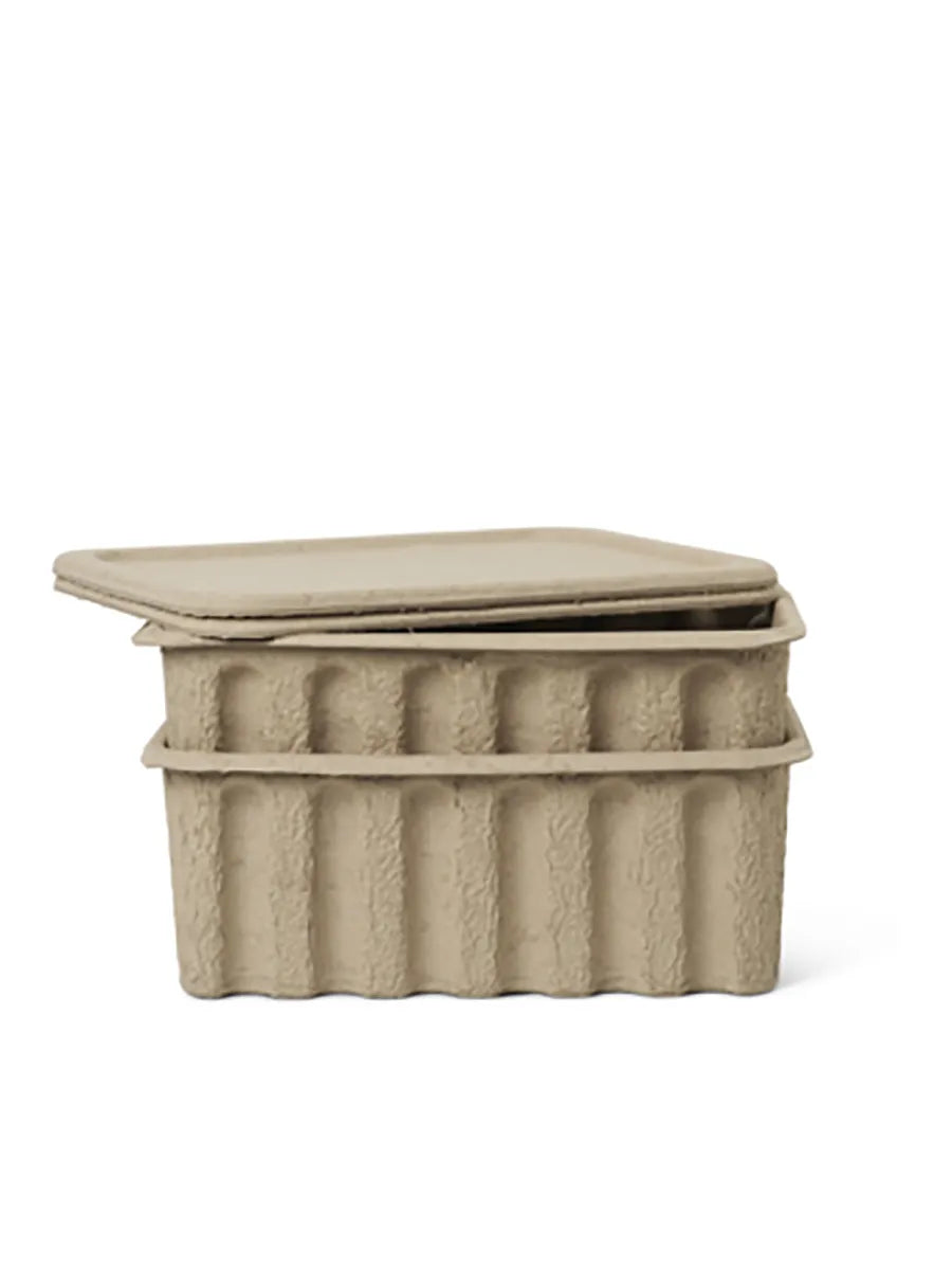 Paper Pulp Box, 2 st från Ferm Living - 1 - Jacobsen Plus