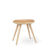 Low Stool, såpbehandlad ek, Pista Sand läder, 47 cm pall från Mater