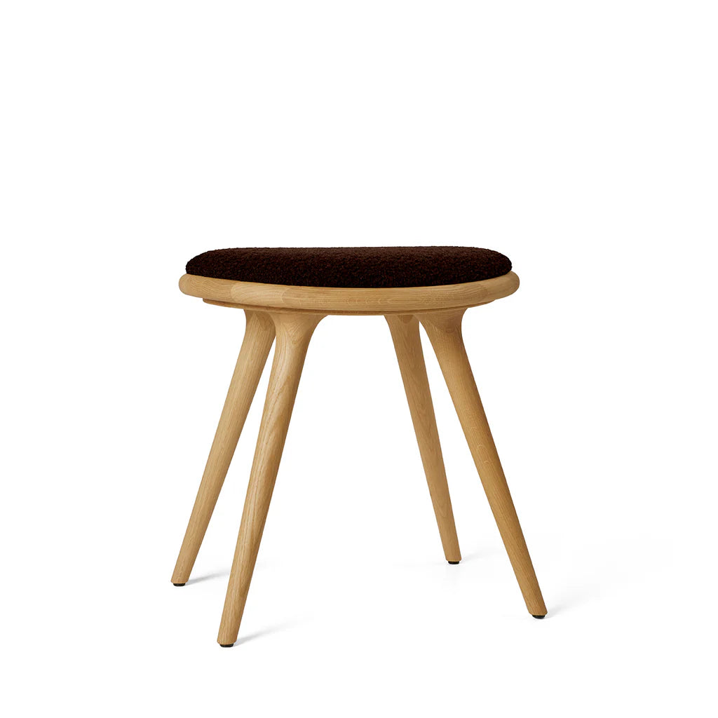 Low Stool, oljad ek, Kvadrat Baru 0390, 47 cm pall från Mater - 1 - Jacobsen Plus