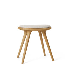 Låg Stool, oljad ek, Kvadrat Clay 0012, 47 cm pall från Mater