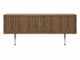 CH825 Credenza Skänk av Hans J. Wegner - Valnöt / Olie / Rostfri stål - Jacobsen Plus