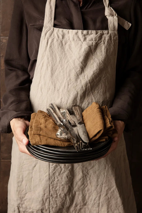 Linneservetter, 2 st från Ferm Living - Naturlig - Jacobsen Plus