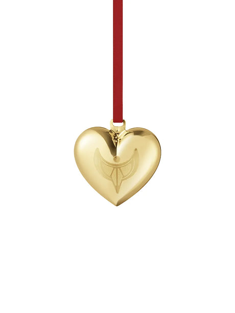 2024 Julhjärta, guldbelagd mässing från Georg Jensen - Jacobsen Plus