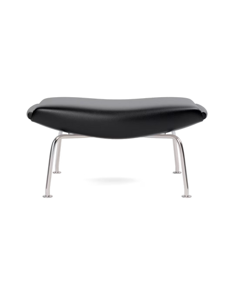 OX Pall - Primo 88 läder i svart av Hans J. Wegner - 1 - Jacobsen Plus