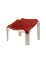 F300 loungestol från Gubi - Alabaster White - Alouette Dedar 006 - Jacobsen Plus