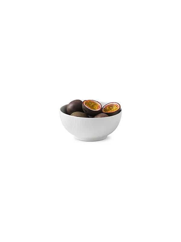 Royal Copenhagen Hvid Riflet, skål 73 cl
