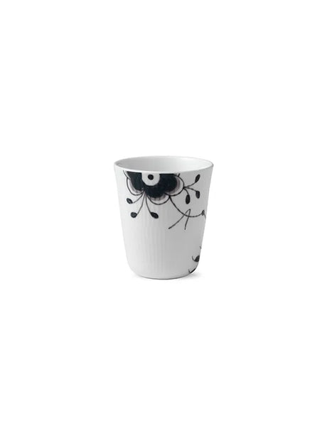Royal Copenhagen Sort Mega Riflet, termomugg 29 cl - Jacobsen Plus