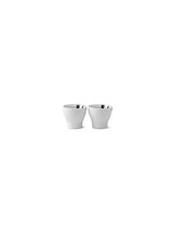 Royal Copenhagen Sort Mega Riflet, äggkoppar, 2-pack - 2 - Jacobsen Plus