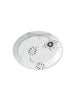 Royal Copenhagen Sort Mega Riflet, oval tallrik 34 cm