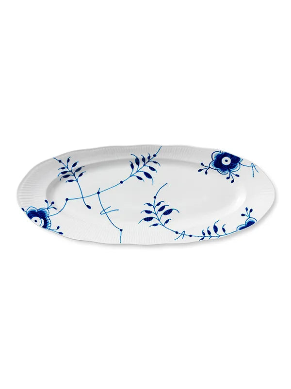 Royal Copenhagen Blå Mega Räfflad, fat 60 cm - 1 - Jacobsen Plus
