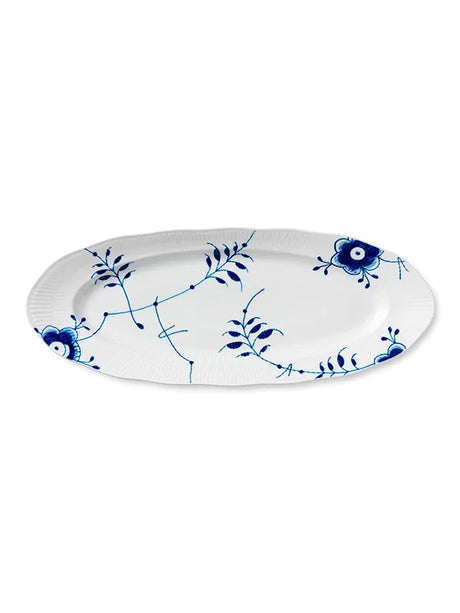 Royal Copenhagen Blå Mega Räfflad, fat 60 cm - Jacobsen Plus