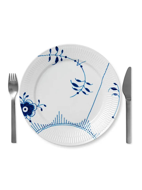 Royal Copenhagen Blå Mega Riflet, tallrik 27 cm mönster 2 - 2 - Jacobsen Plus