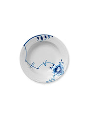 Royal Copenhagen Blå Mega Riflet, djup tallrik 21 cm