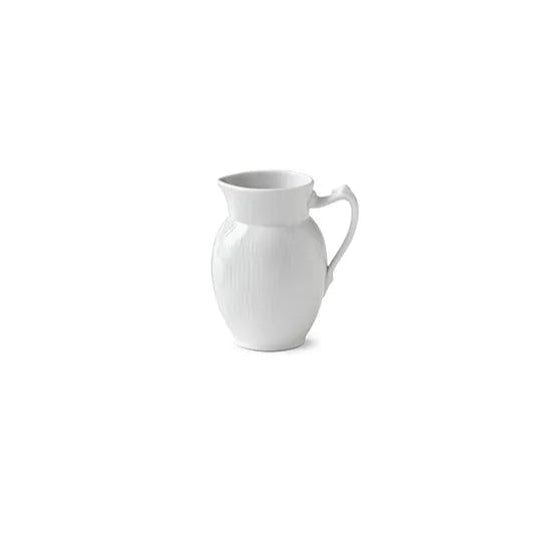 Royal Copenhagen Hvid Riflet, kanna 38 cl - 1 - Jacobsen Plus
