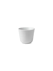Royal Copenhagen Hvid Riflet, termokopp 26 cl