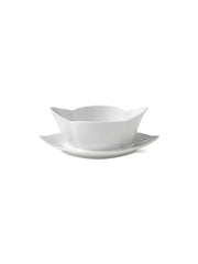 Royal Copenhagen Vit räfflad, såsskål 55 cl