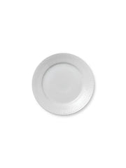 Royal Copenhagen Hvid Riflet, tallrik 19 cm