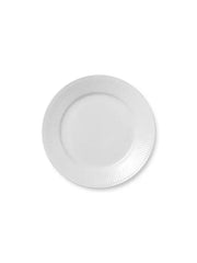 Royal Copenhagen Hvid Riflet, tallrik 22 cm