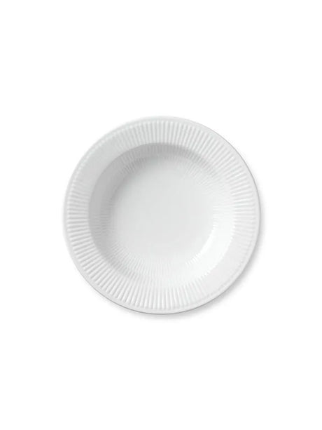 Royal Copenhagen Vit Riflet, pastatallrik 30 cm - Jacobsen Plus