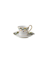 Royal Copenhagen Stjerne Riflet Jul, kopp med hög hänkel och fat 24 cl - 3 - Jacobsen Plus
