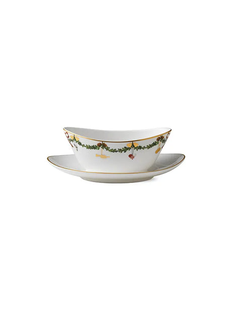 Royal Copenhagen Stjerne Riflet Jul, såsskål 43 cl - Jacobsen Plus