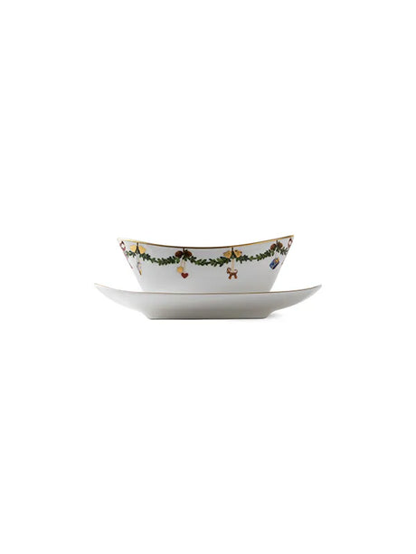 Royal Copenhagen Stjerne Riflet Jul, såsskål 43 cl - 3 - Jacobsen Plus