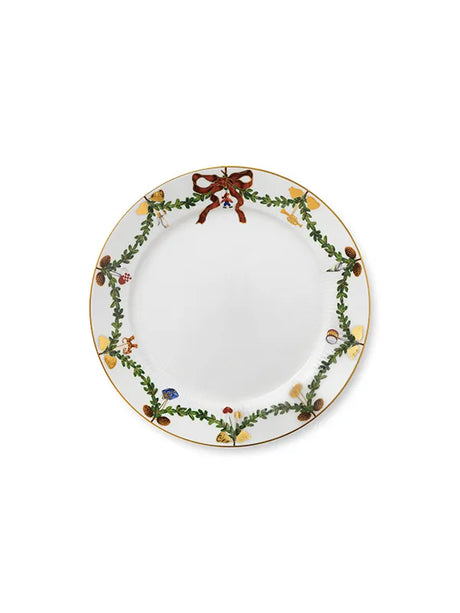 Royal Copenhagen Stjerne Riflet Jul, tallrik 27 cm - Jacobsen Plus