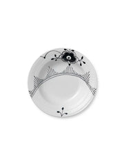Royal Copenhagen Sort Mega Riflet, djup tallrik 21 cm