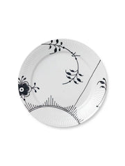 Royal Copenhagen Sort Mega Riflet, tallrik 27 cm mönster 2