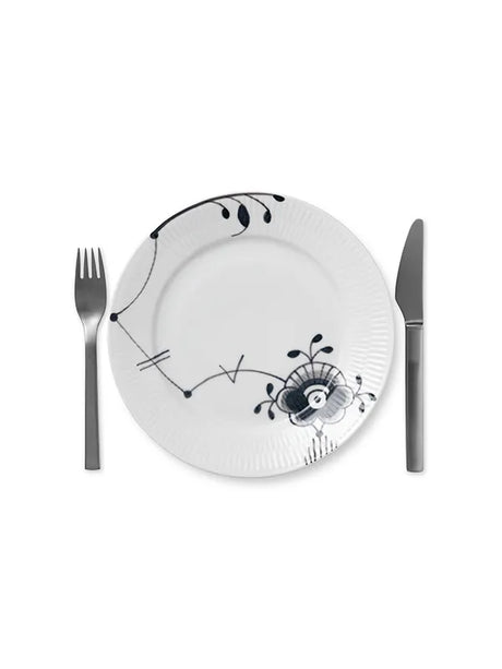 Royal Copenhagen Sort Mega Riflet, tallrik 22 cm mönster 6 - 2 - Jacobsen Plus
