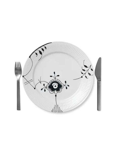 Royal Copenhagen Sort Mega Riflet, tallrik 27 cm mönster 6 - 2 - Jacobsen Plus