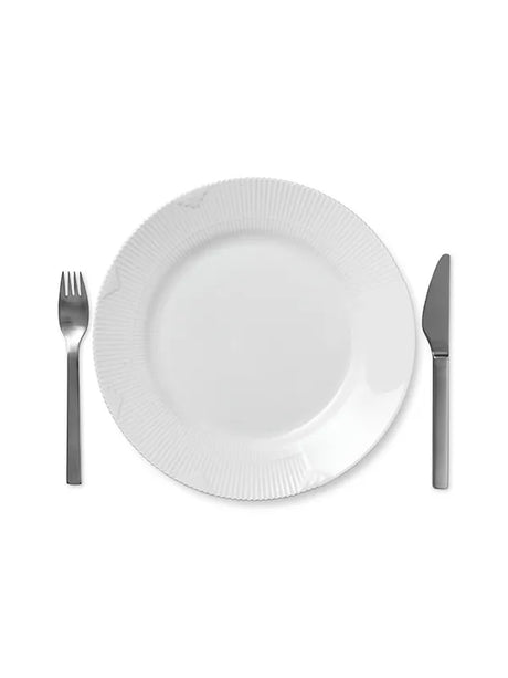 Royal Copenhagen Hvid Elements, tallrik 26 cm - 2 - Jacobsen Plus