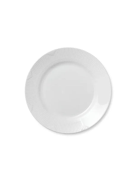 Royal Copenhagen Hvid Elements, tallrik 26 cm - Jacobsen Plus