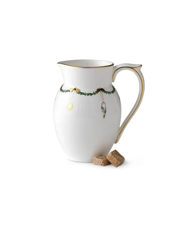Royal Copenhagen Stjerne Riflet Jul, gräddkanna 39 cl - 3 - Jacobsen Plus