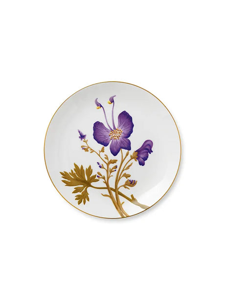 Royal Copenhagen Flora tallrik 27 cm, Styvmorsviol - Jacobsen Plus