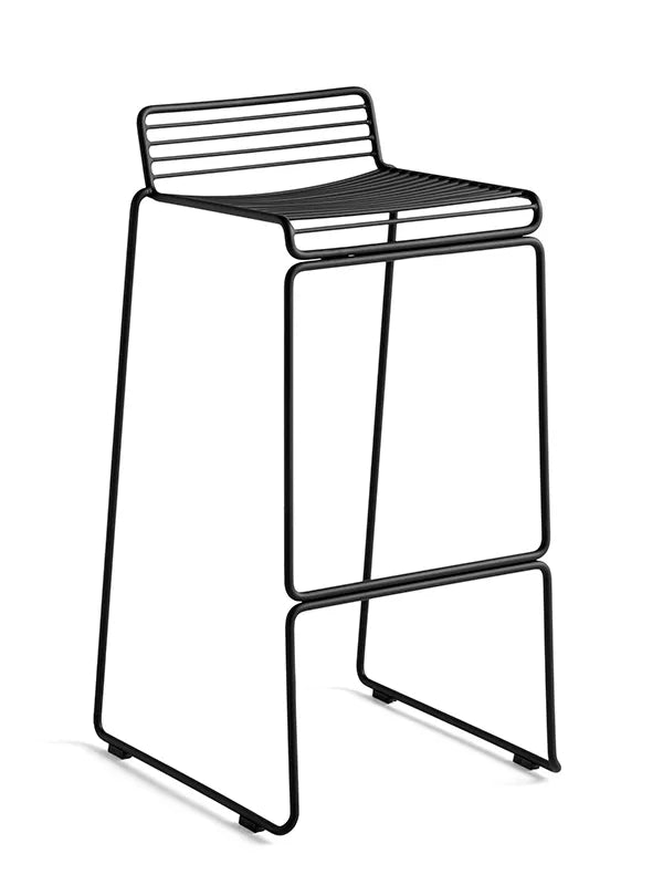 Hee barstol från HAY - Black / H:75cm - Jacobsen Plus