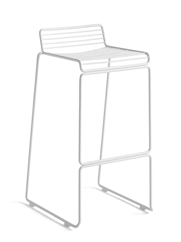 Hee barstol från HAY - White / H:75cm - Jacobsen Plus